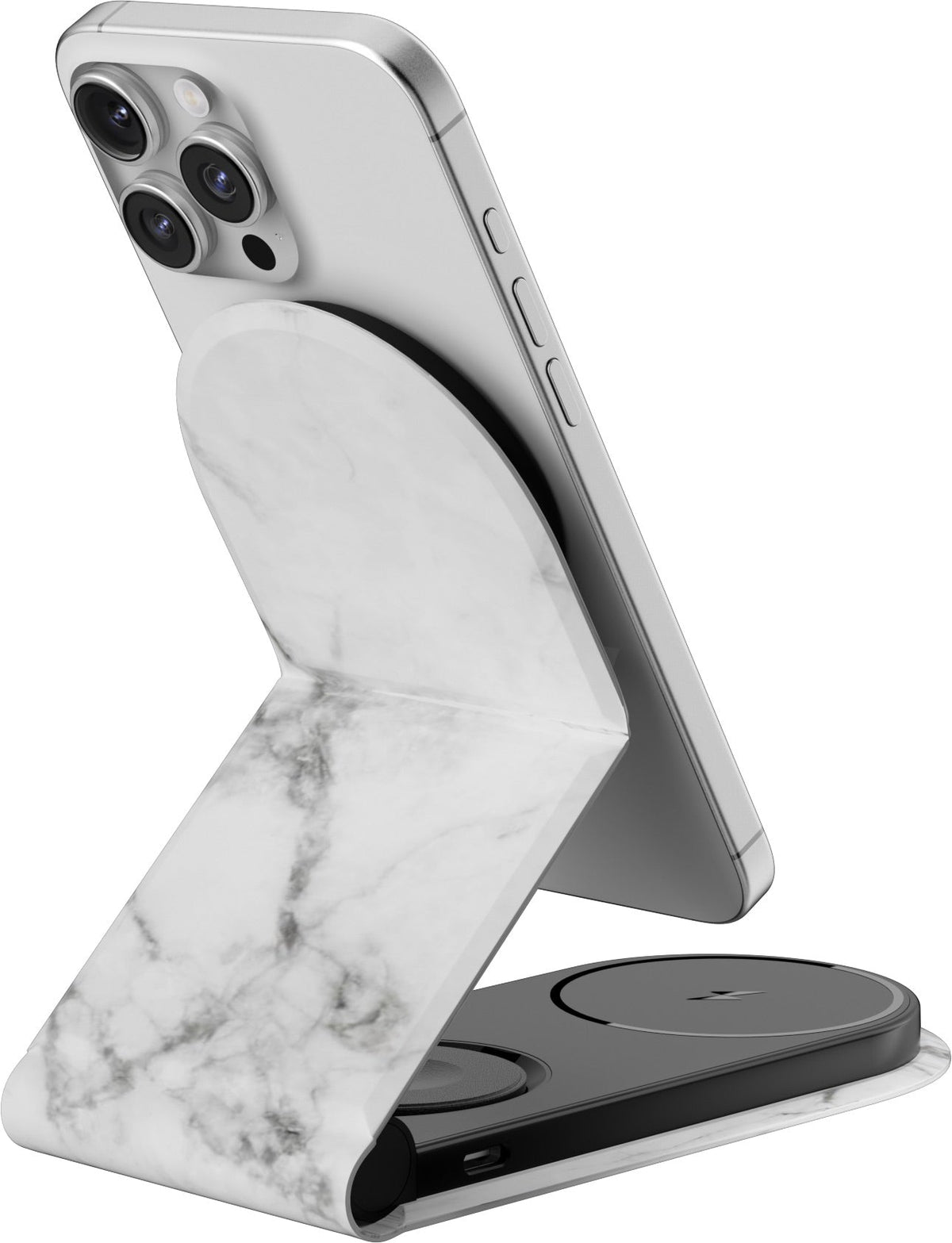 3-in-1 Leather Charging Station