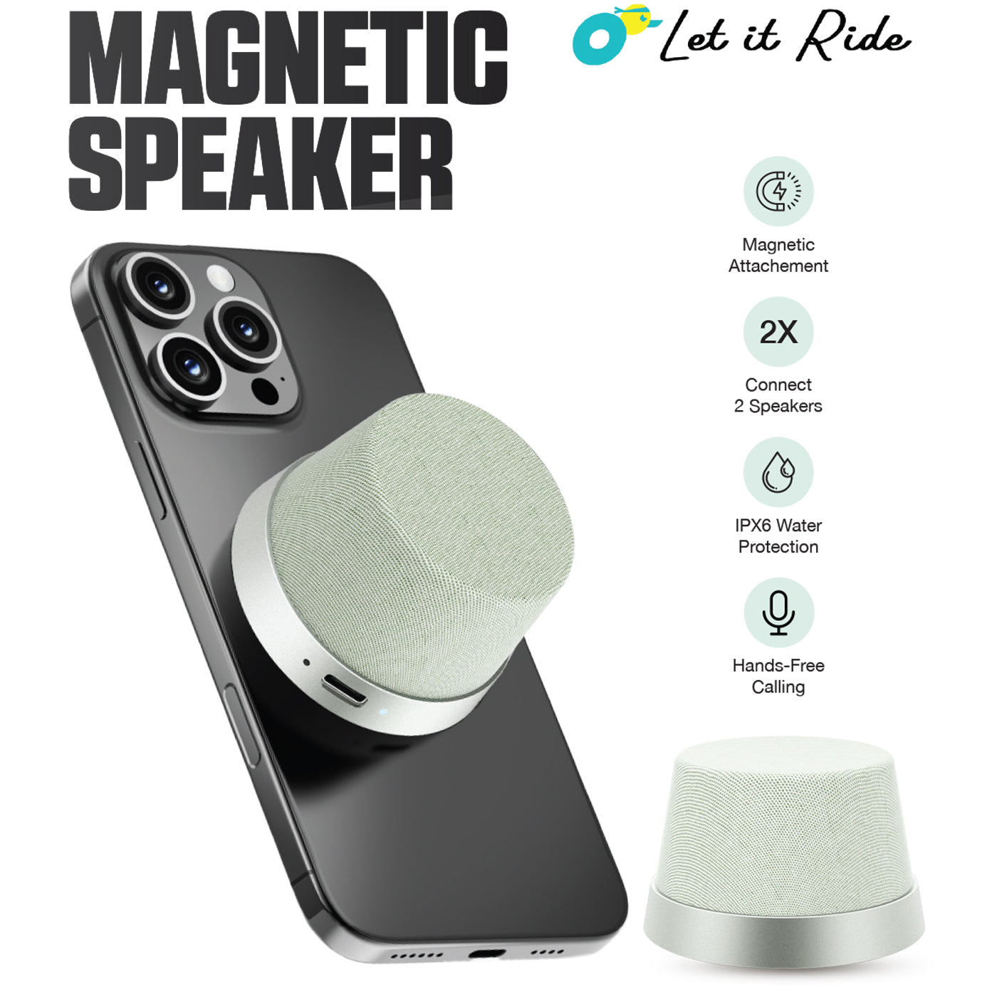 Magnetic Speaker & Phone Stand