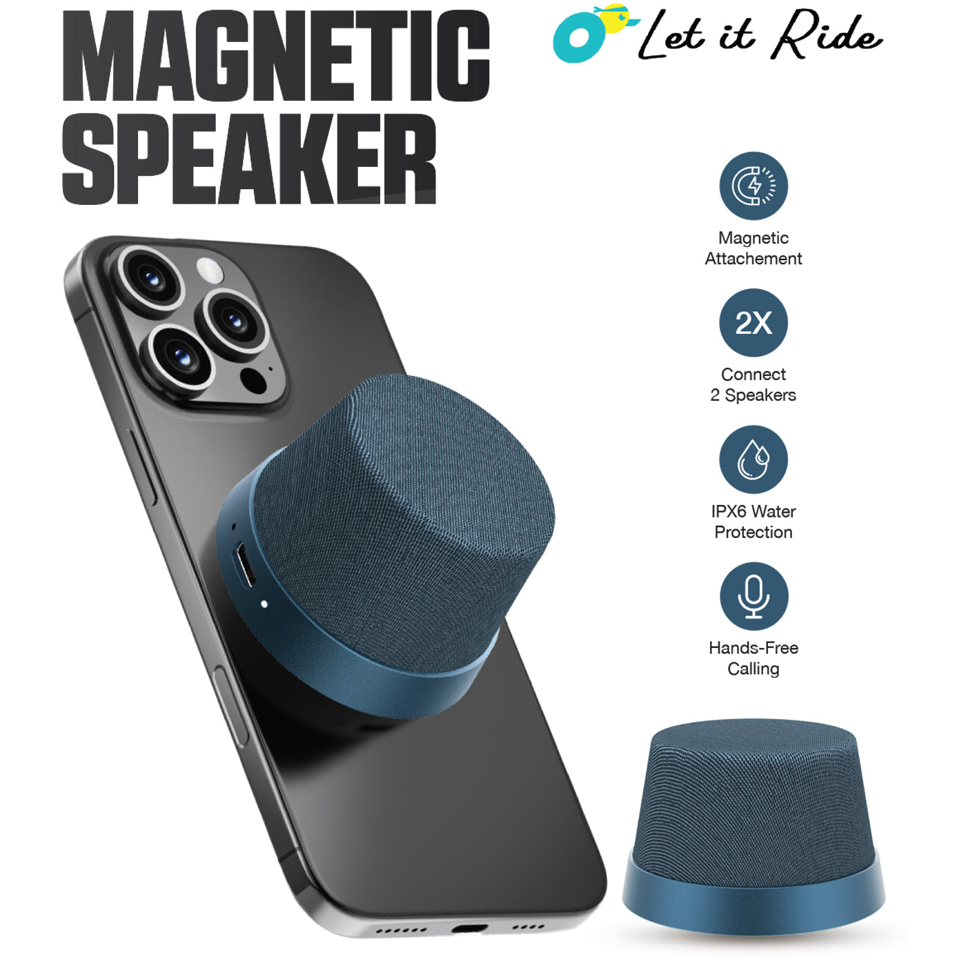 Magnetic Speaker & Phone Stand