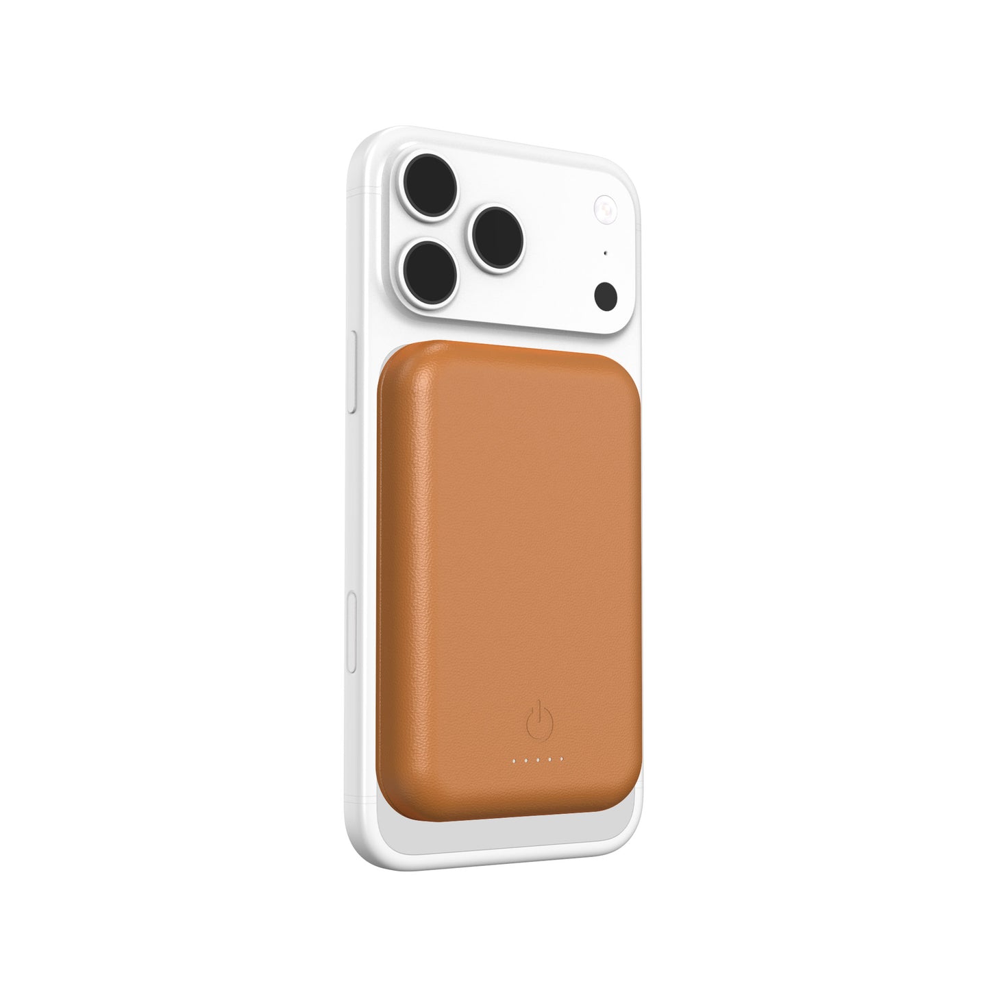 Leather Magnetic Wireless Power Bank