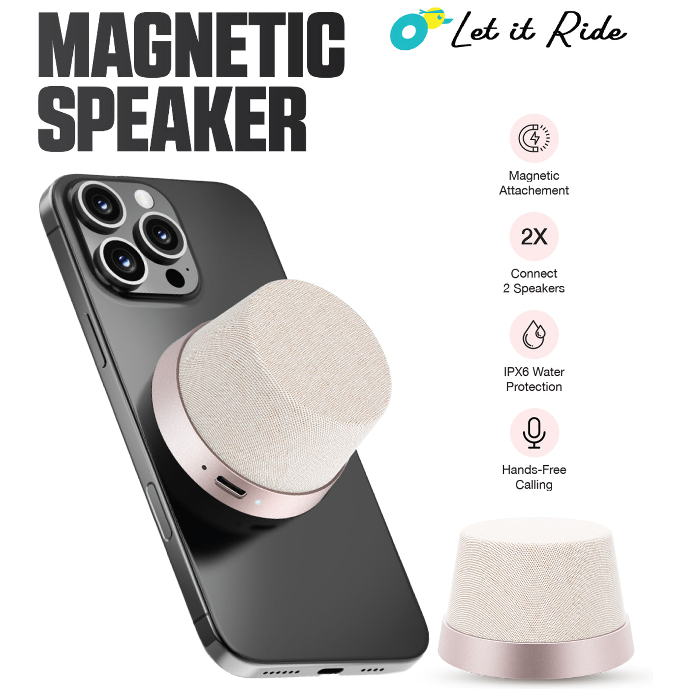 Magnetic Speaker & Phone Stand
