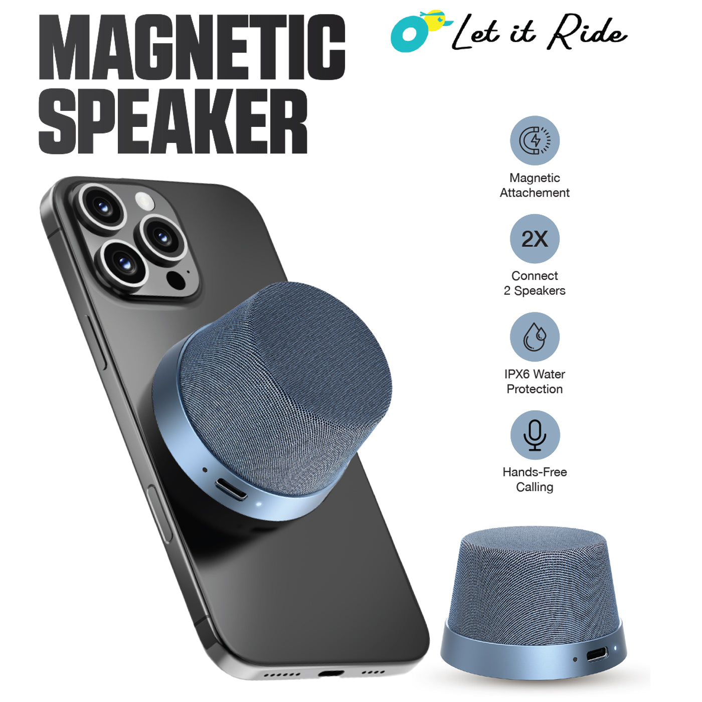 Magnetic Speaker & Phone Stand