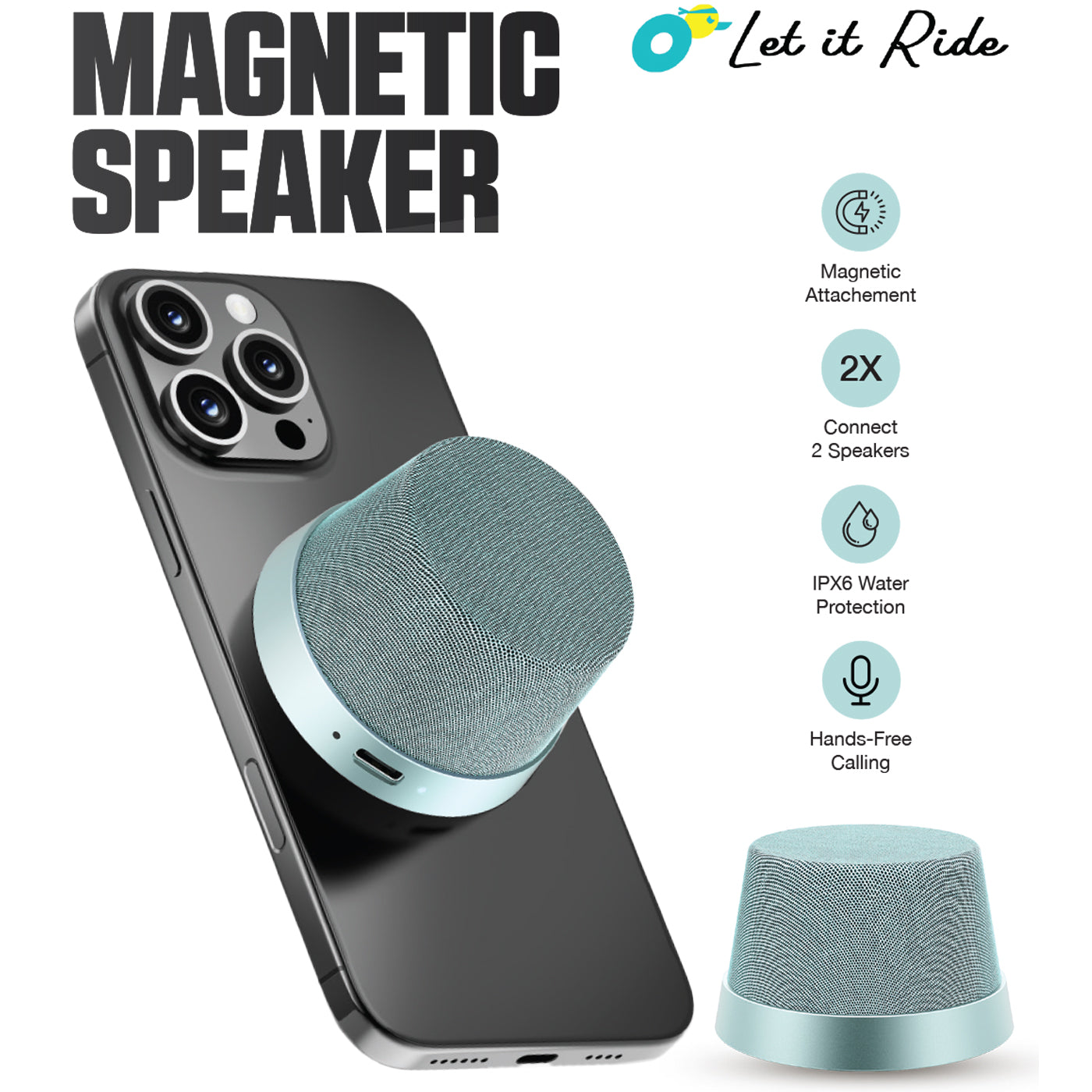 Magnetic Speaker & Phone Stand
